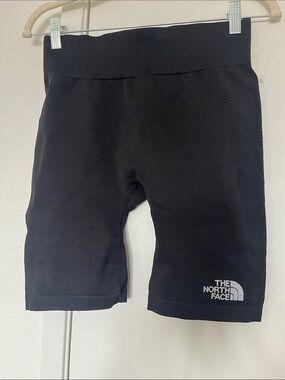 The North Face Black  Bike Shorts with Logo